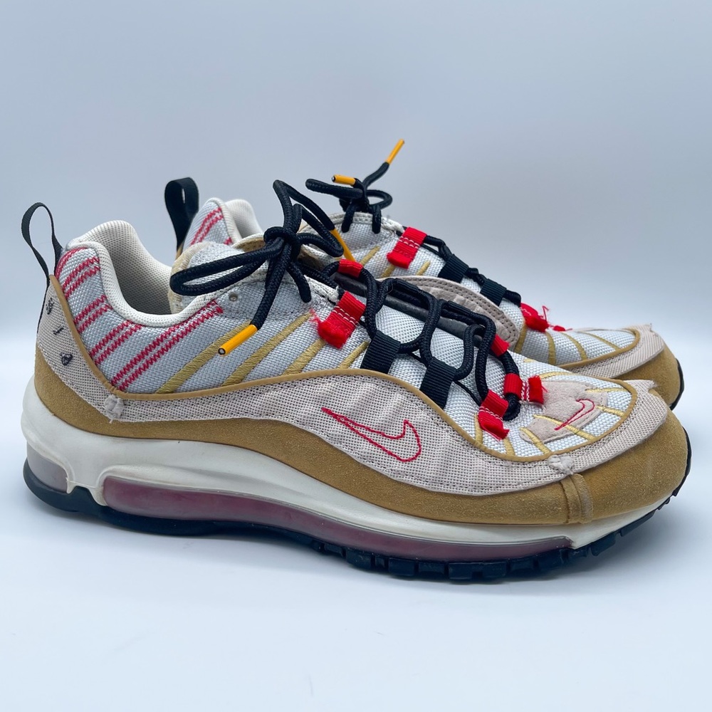 Nike Air Max 98 “Inside Out” Desert Sand Lace Up Sneakers Men’s Size 8